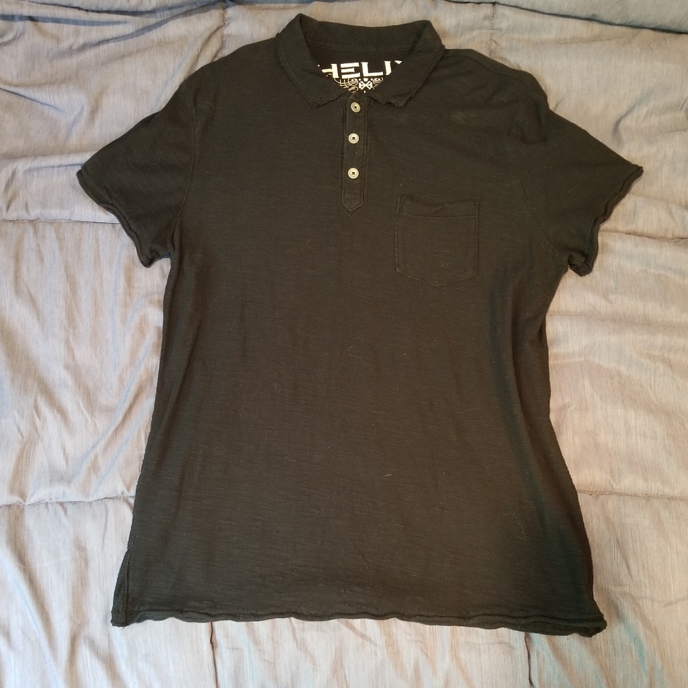 Helix Polo Black (Rugged Look)